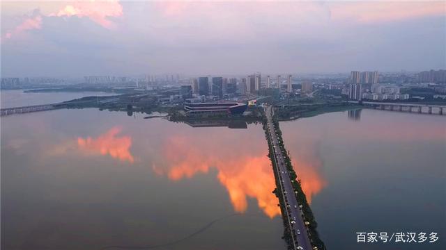 鸟瞰江夏中央大公园