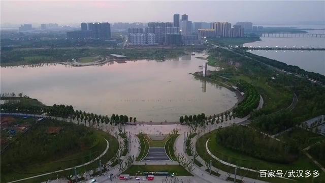 鸟瞰江夏中央大公园