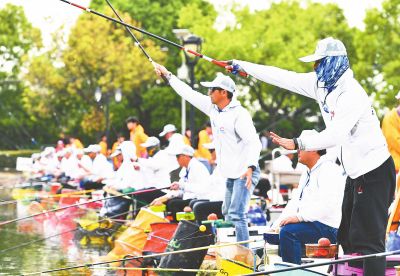 江夏高手“钓”走市运会首枚成人组金牌