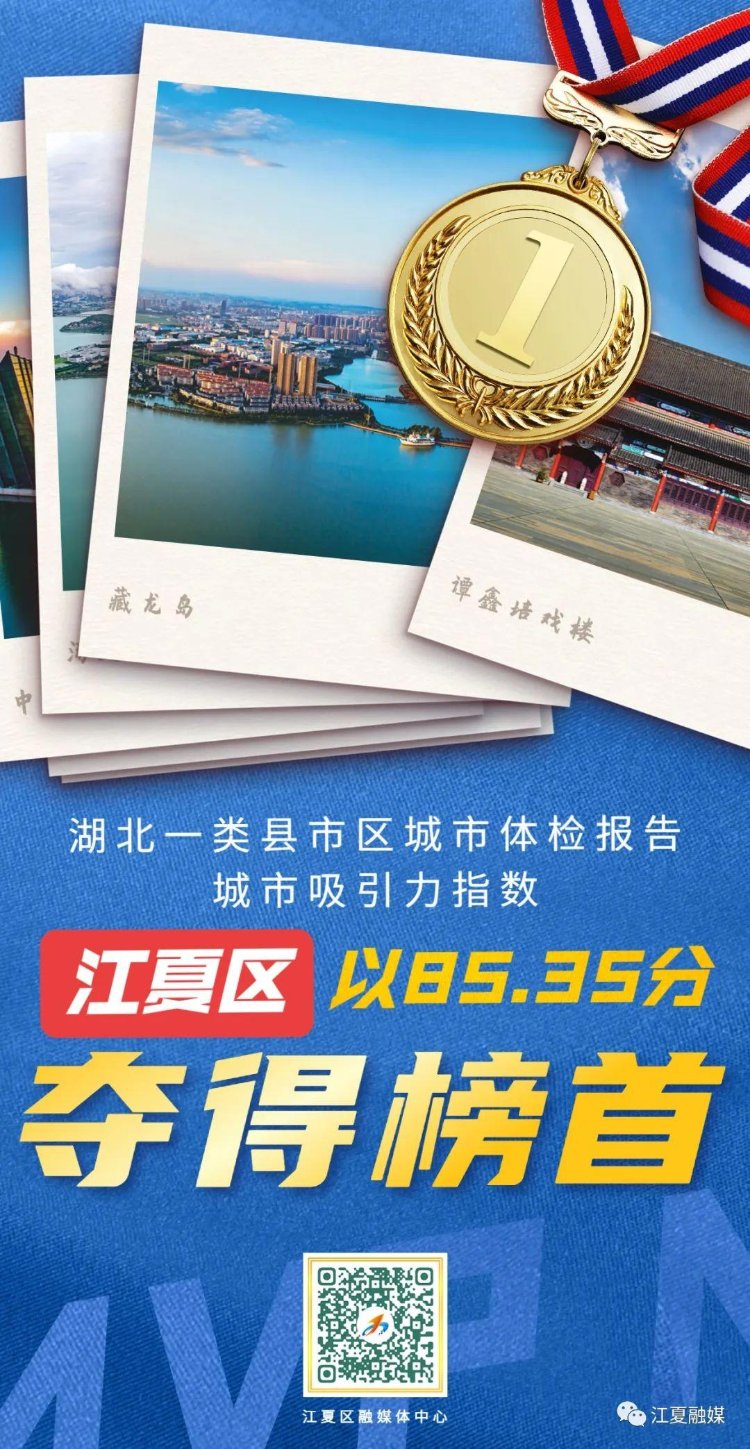 最新公布！江夏位列全省榜首