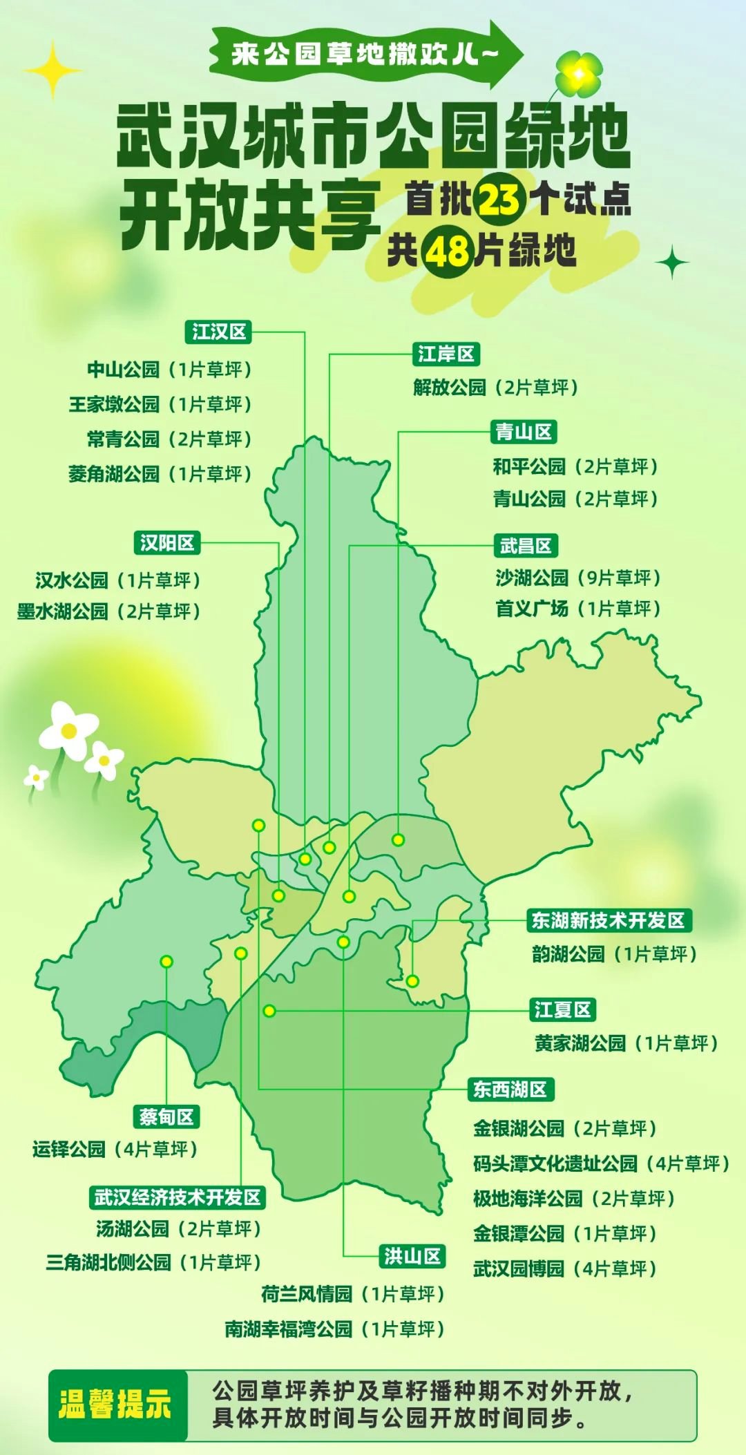 首批！江夏一处公园绿地开放共享