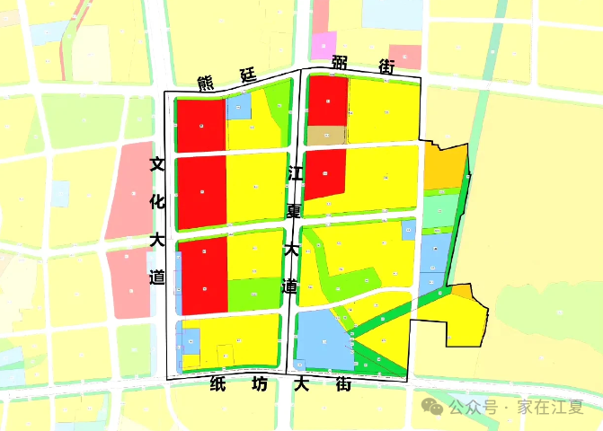 江夏纸坊的城市更新启动区！拟征收范围来了！